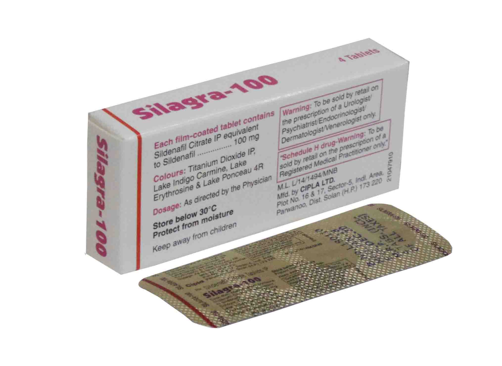 Acquista Silagra 100 mg